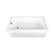 Kingston Brass 66-Inch Acrylic Rectangular 3-Wall Alcove Tub Combo with Waste and Overflow Drain, Left Hand Drain CVTAP663222L5 - alternate 1