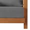 Alaterre Furniture Alaterre Barton Outdoor Loveseat with Gray Cushions for Patio or Poolside Natural Finish 80-BARTON-2SOFA-G - alternate 5