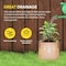 Ipower Plant Grow Bag 7 Gallon Heavy Duty Fabric Pots, 300g Thick Nonwoven, Tan 2024 Version, 6PK GLGROWBAG7X6TAN - alternate 3