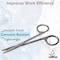 A2Z Scilab Scissors Iris Straight, 4.5 Inch A2Z-ZR1102 - alternate 4