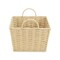 Homeroots 12" Natural Rope Woven Storage Basket 571505 - alternate 2