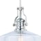 Vaxcel Beloit 1 Light Satin Nickel Farmhouse Pendant Clear Glass P0273 - alternate 4