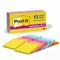 Post-It Super Sticky Notes, Summer Joy Collection, 3in. x 3in., Plain, 12PK 654-12SSJOY - alternate 1