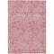 Homeroots 5' X 8' Blush And Ivory Abstract Washable Indoor Outdoor Area Rug 599695 - alternate 4