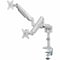 Rocstor ERGOREACH EP18 PREMIUM ALUMINUM DUAL ERGONOMIC MONITOR MOUNTED ARM, C-CLAMP & G Y10N023-S1 - alternate 5