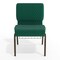 Flash Furniture 21"W Green Dot Fabric Church Chair w/ Basket, 4PK 4-FD-CH0221-4-GV-S0808-BAS-GG - alternate 2