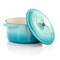 Crock-Pot Artisan 2 Piece 3 Quarts Enameled Cast Iron Dutch Oven in Aqua Blue 124962.02 - alternate 3