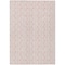 Homeroots 5' X 8' Pink And Gray Ogee Washable Indoor Outdoor Area Rug 601639 - alternate 5
