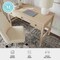 Martha Stewart 21.75 in H, 47.25 in W X Engineered Wood, Steel, Light Natural Frame/Antique Bronze Hardware NAN-PS-23512-LNT-BZ-MS - alternate 2
