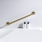 Kibi Bathroom Safety 24 In L, 1.25 In Dia., Stainless Steel Shower Grab Bar, Concealed Screws KGB1124BB - alternate 3