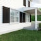 Ekena Millwork Rustic Four Board Spaced Board-n-Batten Smooth Faux Wood Shutters, 23 1/2W x 54H, PR SHUBSS23X54SMPR - alternate 5