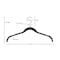 Nahanco 9in x 16in Black Slimline Velvet Shirt Hanger w/ Notches, 100PK HSL17NB - alternate 5