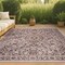 Jonathan Y Jerash Ornate Medallion Brown/Beige 4 ft. x 6 ft. Indoor/Outdoor Area Rug SMB115A-4 - alternate 1
