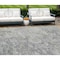 Homeroots 10' X 14' Gray Beige And Charcoal Oriental Washable Indoor Outdoor Area Rug 587445 - alternate 1