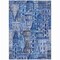 Homeroots 8' X 10' Navy Blue And Sky Blue Village Houses Washable Indoor Outdoor Area Rug 577850 - alternate 3