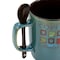 Mr. Coffee Cafe Americano 8 Piece 13oz Ceramic Cup and Spoon Set in Assorted Colors 750117476M - alternate 2
