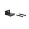 Quiet Glide 8.06 ft. Cherry Contemporary Wheel Black Rolling Ladder, 12 ft. Rail QG.240-8CH-12-H.08 - alternate 4