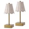 Jonathan Y Willow 11 in. Coastal Bohemian Metal and Rattan Tapered Cordless Rechargeable Integrated Dimmab, 2PK JYL5514D-SET2 - alternate 4