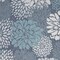 Homeroots 8' X 10' Navy Blue Floral Indoor Outdoor Area Rug 572892 - alternate 5
