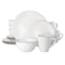 Elama 's Luxurious Medici Pearl 16 Piece Dinnerware Set in Slate and Stone Pearl with Setting for 4 EL-MEDICIPEARL - alternate 1