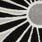Homeroots 3' X 4' Black and White Floral Indoor Outdoor Area Rug 527635 - alternate 3