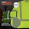 Ergodyne Hi-Vis Shirt, L, Lime, Long Sleeve 22254 - alternate 4