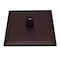 Westbrass 12 in. x 12 in. Square thin Shower head in Oil Rubbed Bronze SHS1212-12 - alternate 4