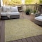 Homeroots 9' X 12' Gold And Taupe Southwestern Washable Indoor Outdoor Area Rug 587060 - alternate 4