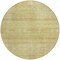 Homeroots 8' Gold Wheat And Beige Round Striped Washable Indoor Outdoor Area Rug 588084 - alternate 4