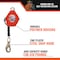 Malta Dynamics Hybrid Hog Self-Retracting Lifeline, 20 ft Length, 310 lb Weight Capacity C9000-G2 - alternate 1