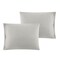 Homeroots Light Gray Queen 100% Cotton 140 Thread Count Washable Duvet Cover Set 529016 - alternate 4