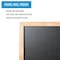 Mastervision Chalk Board, Pine Wood Frame, 18" X 24" PM04010119 - alternate 3