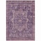 Homeroots 3' X 5' Eggplant Medallion Washable Indoor Outdoor Area Rug 608010 - alternate 3