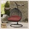 Leisuremod Teardrop Hanging Swing Chair with Stainless Steel Stand, 440 lb Capacity, Weatherproof RSCBL-57DOR - alternate 3