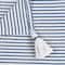Homeroots 50" X 60" Blue and White Woven Cotton Striped Throw Blanket with Tassels 516577 - alternate 3