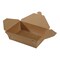 Empress #3 Kraft Folded Takeout Box 7.75 in x 5.5 in x 2.5 in, 200PK EMPFDBX3-K - alternate 2