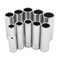 Performance Tool 10 pc. 3/8 in. Dr. 12pt Met Deep Socket Set, SAE/Metric, CrV W38700 - alternate 1