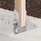 Newhouse Electric 3-in. Steel Angled Single Channel Strut Mounting Bracket, Steel Square Post Base Connector PSTBSE - alternate 4