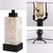Jonathan Y Eloise 23" Coastal Glam Rectangular Alabaster/Metal LED Table Lamp with Nightlight Base, White/Black JYL6202B - alternate 4