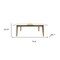 Homeroots 86" White and Oak Wood Self-Storing Leaf Extendable Dining Table 716295 - alternate 2