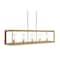 Jonathan Y Anna 38.5" Linear 5-light Metal/Glass LED Pendant, Brass Gold JYL7414C - alternate 1
