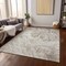 Homeroots 5' X 8' Taupe And Ivory Abstract Washable Indoor Outdoor Area Rug 614312 - alternate 4