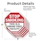 Signmission Stop Smoking This Is a Smoke Free F, 6 inch X 6 inch, Vinyl Decal, 5PK OC-D-5PACK-6-88 - alternate 2