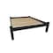 Homeroots Black Solid Wood Full Bed Frame 546704 - alternate 3