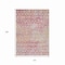 Homeroots 10' X 14' Pink And Ivory Argyle Washable Indoor Outdoor Area Rug 615823 - alternate 3