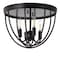 Jonathan Y Peter 13.75" Metal LED Flush Mount, Oil Rubbed Bronze JYL9513A - alternate 2