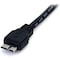 Startech.Com 0.5M 1.5FT BLACK USB 3.0 MICRO B CABLE USB3AUB50CMB - alternate 1