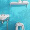 Apollo Tile Sapphire Blue 3 in x 6 in Glass Matte Wall Subway 5 sqft/case, 40PK APLA88042M 3X6A - alternate 5