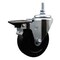Service Caster 4 Inch Soft Rubber 12 MM Threaded Stem Caster with Brake SCC-TS20S414-SRS-PLB-M1215 - alternate 1