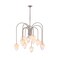 Vidalite Nimbus 12-Light Polished Nickle Chandelier With Snow White Glass Shades, Modern & Contemporary Style CE1013065 - alternate 1